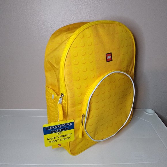 Lego Accessories Yellow Lego Backpack With Round Front Pocket